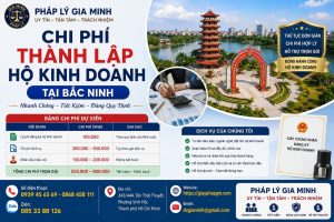 Chi Phí Thành Lập Hộ Kinh Doanh Tại Bắc Ninh