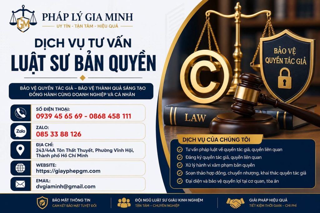 Dịch vụ tư vấn luật sư bản quyền