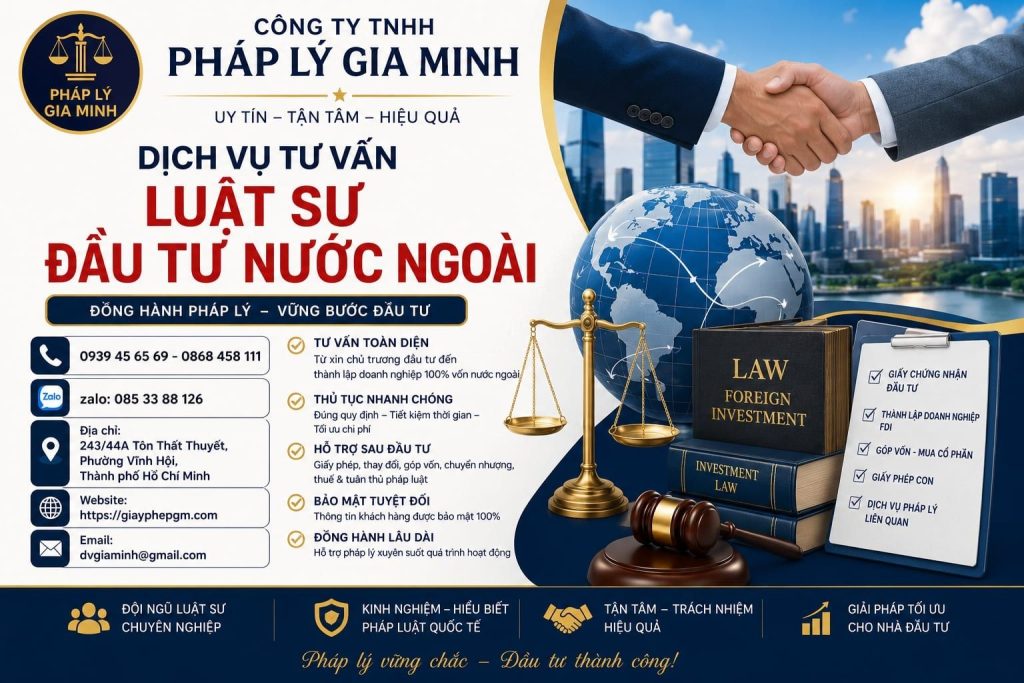 Dịch Vụ Tư Vấn Luật Sư Đầu Tư Nước Ngoài Chuyên Nghiệp, Hỗ Trợ Trọn Gói 1 Dịch vụ tư vấn luật sư đầu tư nước ngoài