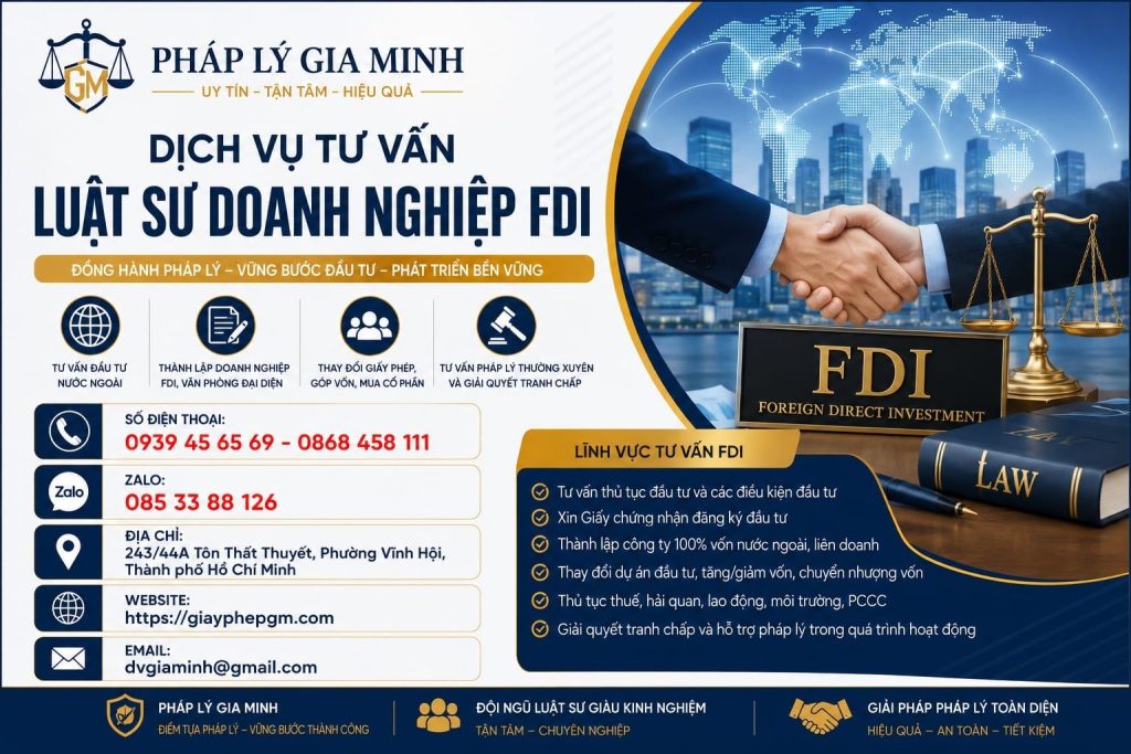 Dịch Vụ Tư Vấn Luật Sư Doanh Nghiệp FDI Chuyên Nghiệp, Hỗ Trợ Toàn Diện 1 Dịch vụ tư vấn luật sư doanh nghiệp FDI