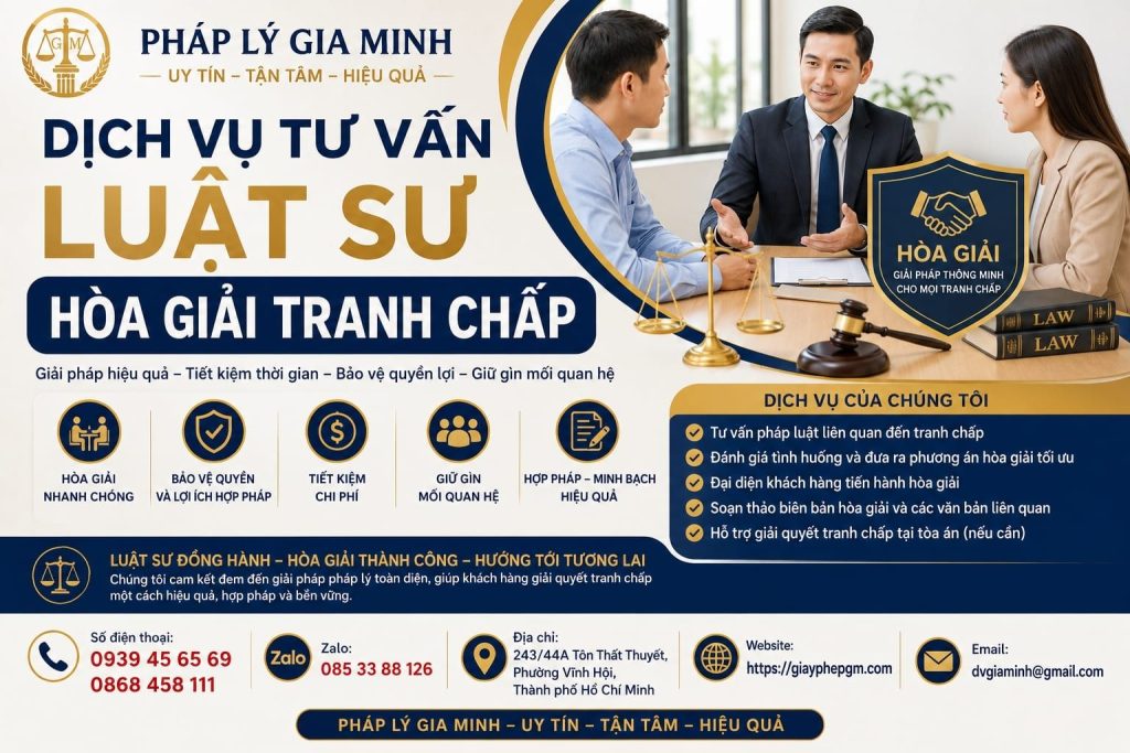 Dịch Vụ Tư Vấn Luật Sư Hòa Giải Tranh Chấp Chuyên Nghiệp, Hiệu Quả 1 Dịch vụ tư vấn luật sư hòa giải tranh chấp