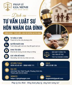 Dịch vụ tư vấn luật sư hôn nhân gia đình