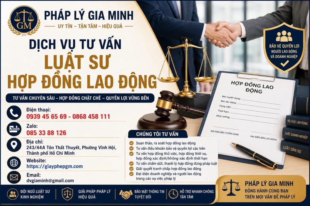 Dịch Vụ Tư Vấn Luật Sư Hợp Đồng Lao Động Uy Tín – Hỗ Trợ Soạn Thảo, Rà Soát Và Giải Quyết Tranh Chấp 1 Dịch vụ tư vấn luật sư hợp đồng lao động
