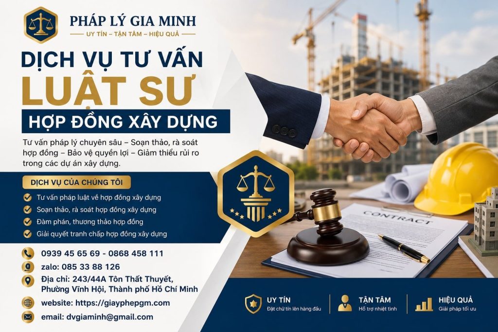 Dịch vụ tư vấn luật sư hợp đồng xây dựng