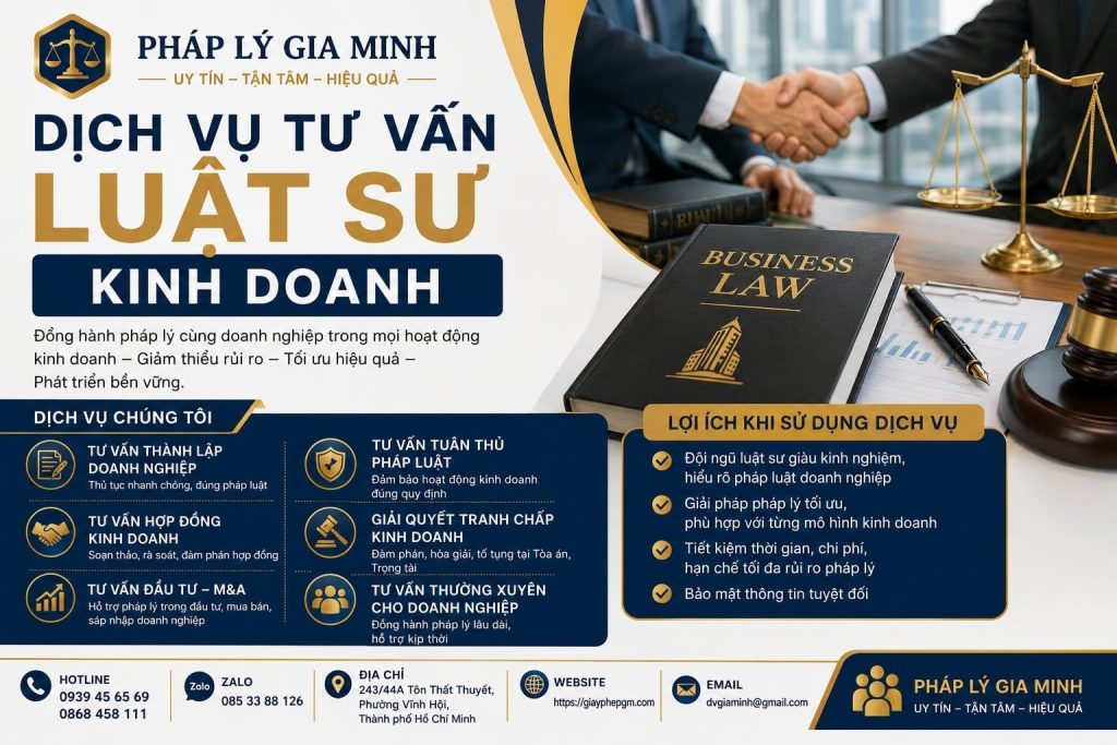Dịch Vụ Tư Vấn Luật Sư Kinh Doanh – Giải Pháp Pháp Lý Toàn Diện, Đồng Hành Cùng Doanh Nghiệp 1 Dịch vụ tư vấn luật sư kinh doanh