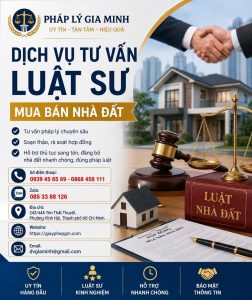 Dịch vụ tư vấn luật sư mua bán nhà đất