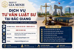 Dịch vụ tư vấn luật sư tại Bắc Giang