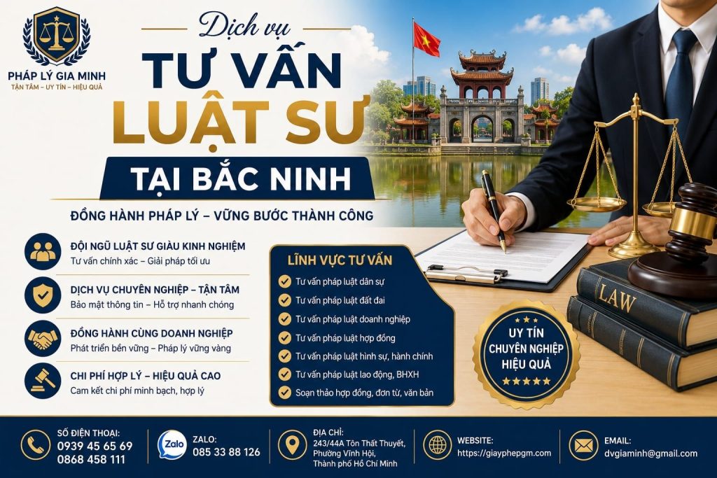 Dịch vụ tư vấn luật sư tại Bắc Ninh