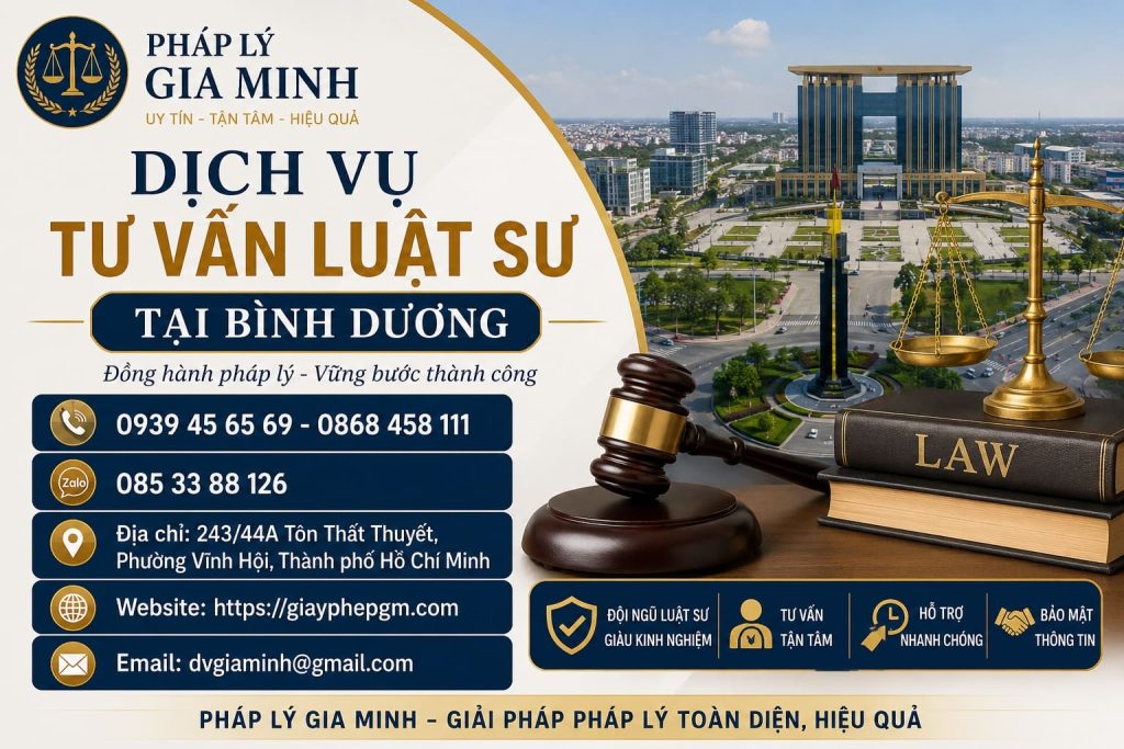 Dịch vụ tư vấn luật sư tại Bình Dương