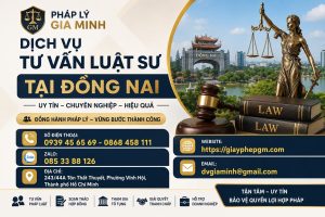 Dịch vụ tư vấn luật sư tại Đồng Nai