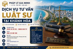 Dịch vụ tư vấn luật sư tại Khánh Hòa