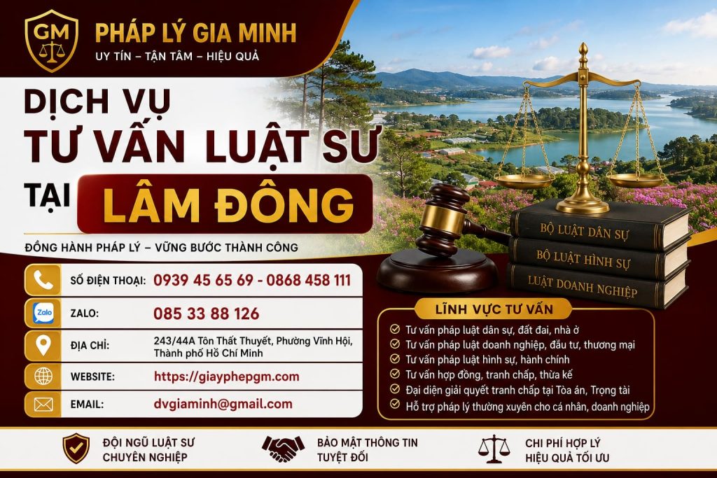 Dịch vụ tư vấn luật sư tại Lâm Đồng