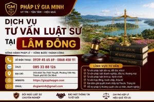 Dịch vụ tư vấn luật sư tại Lâm Đồng