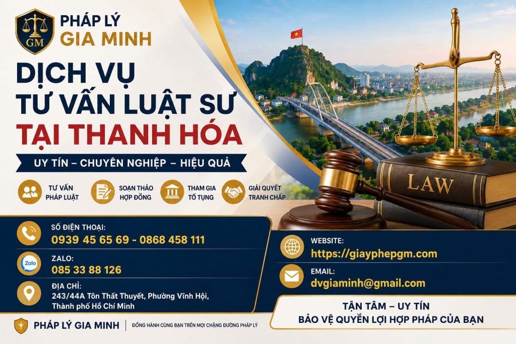 Dịch Vụ Tư Vấn Luật Sư Tại Thanh Hóa Uy Tín, Chuyên Nghiệp 1 Dịch vụ tư vấn luật sư tại Thanh Hóa