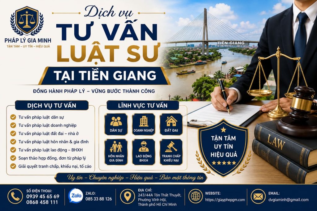 Dịch vụ tư vấn luật sư tại Tiền Giang