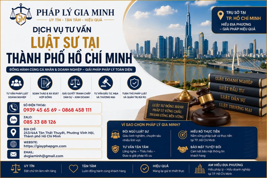 Dịch Vụ Tư Vấn Luật Sư Tại TPHCM Uy Tín, Chuyên Nghiệp, Hiệu Quả 1 Dịch vụ tư vấn luật sư tại Thành phố Hồ Chí Minh