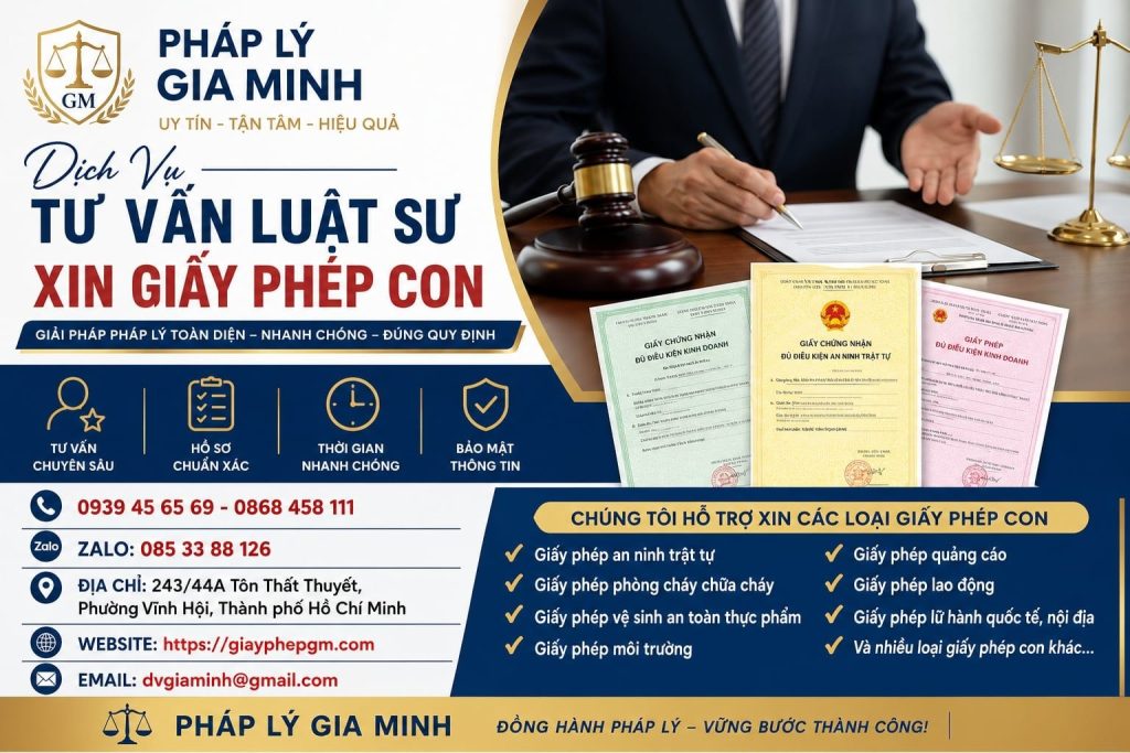 Dịch Vụ Tư Vấn Luật Sư Xin Giấy Phép Con Uy Tín, Trọn Gói Toàn Quốc 1 Dịch vụ tư vấn luật sư xin giấy phép con