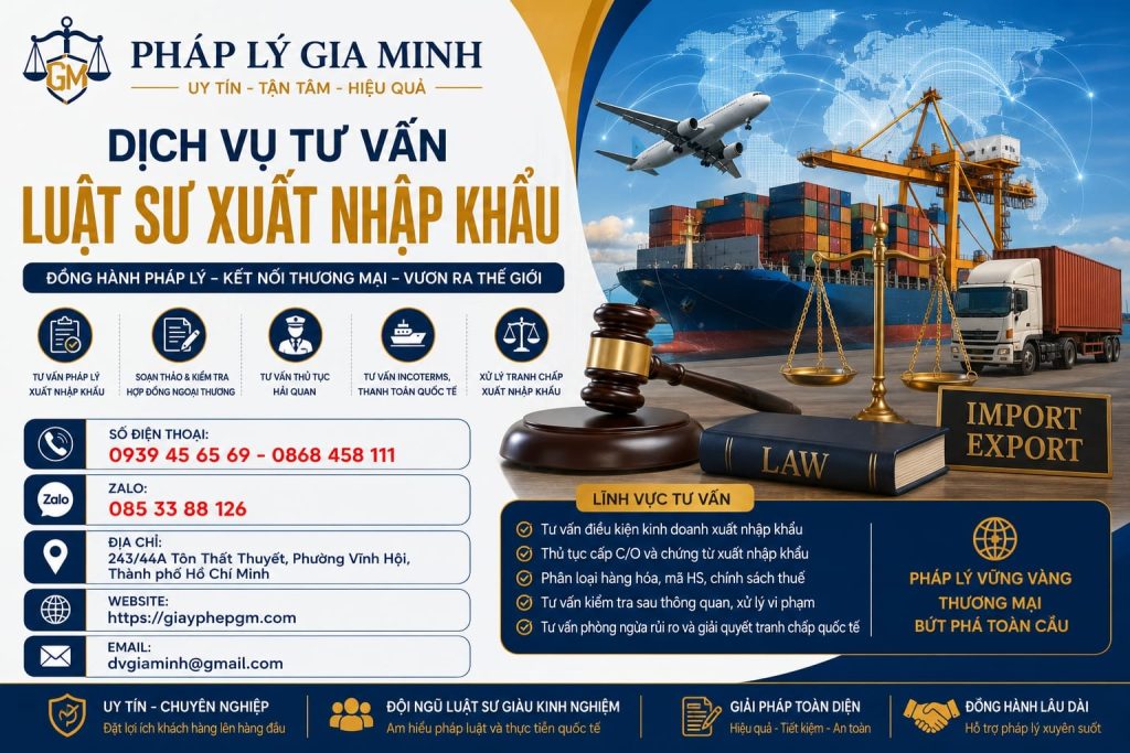 Dịch Vụ Tư Vấn Luật Sư Xuất Nhập Khẩu Chuyên Nghiệp, Hỗ Trợ Trọn Gói 1 Dịch vụ tư vấn luật sư xuất nhập khẩu