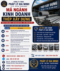 Mã Ngành Kinh Doanh Thép Xây Dựng