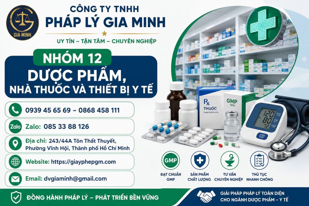 Nhóm 12 Dược Phẩm, Nhà Thuốc Và Thiết Bị Y Tế