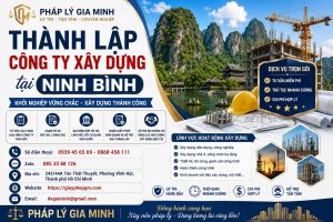 Thành lập công ty xây dựng tại Ninh Bình