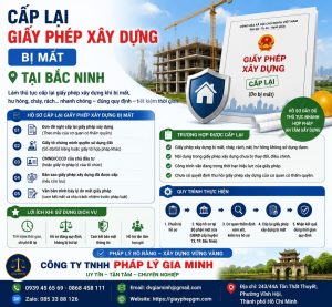 Cấp lại giấy phép xây dựng bị mất tại Bắc Ninh