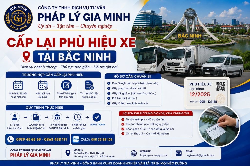 Cấp Lại Phù Hiệu Xe Tại Bắc Ninh 1 Cấp lại phù hiệu xe tại Bắc Ninh