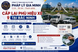Cấp lại phù hiệu xe tại Bắc Ninh