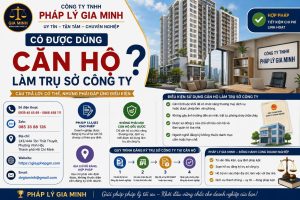 Có được dùng căn hộ làm trụ sở công ty không