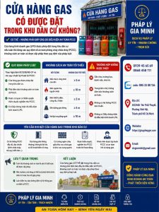 Cửa hàng gas có được đặt trong khu dân cư không