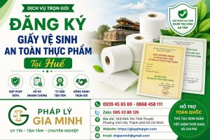 Đăng ký giấy vệ sinh an toàn thực phẩm tại Huế