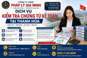Dịch Vụ Kiểm Tra Chứng Từ Kế Toán Tại Thanh Hóa
