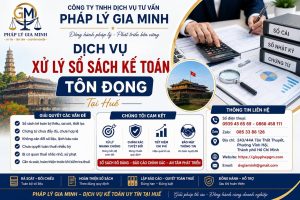 Dịch vụ xử lý sổ sách kế toán tồn đọng tại Huế