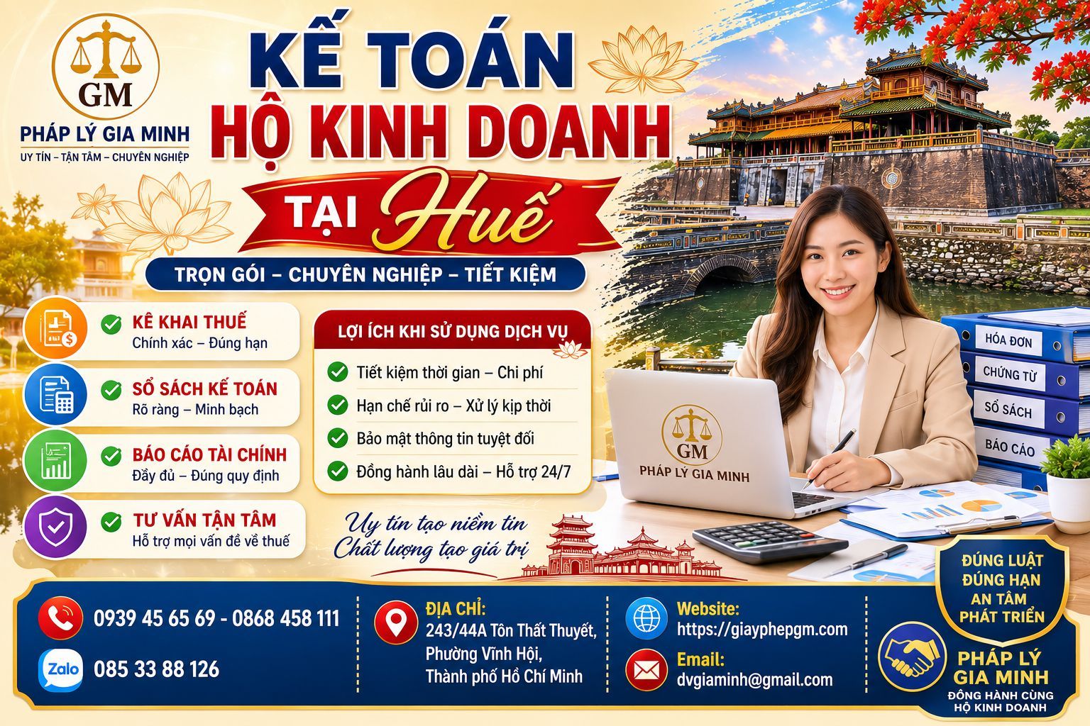 Kế toán hộ kinh doanh tại Huế trọn gói