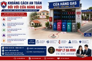 Khoảng cách an toàn đối với cửa hàng gas