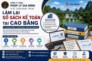 Làm lại sổ sách kế toán tại Cao Bằng