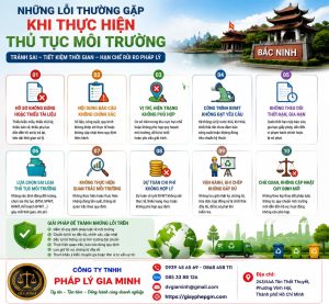 Những lỗi thường gặp khi thực hiện thủ tục môi trường