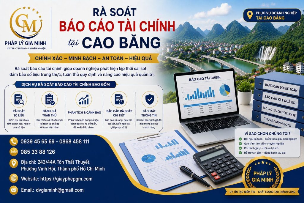 Rà soát báo cáo tài chính tại Cao Bằng