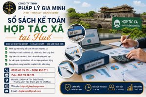 Sổ sách kế toán hợp tác xã tại Huế