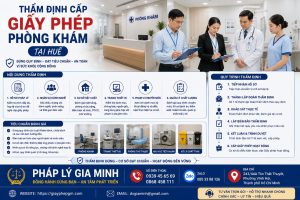 Thẩm định cấp giấy phép phòng khám tại Huế