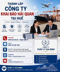 Thành lập công ty khai báo hải quan tại Huế