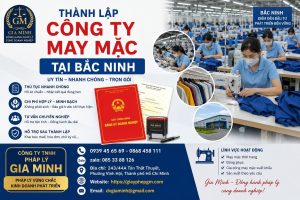 Thành lập công ty may mặc tại Bắc Ninh