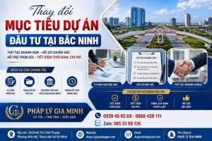 Thay đổi mục tiêu dự án đầu tư tại Bắc Ninh