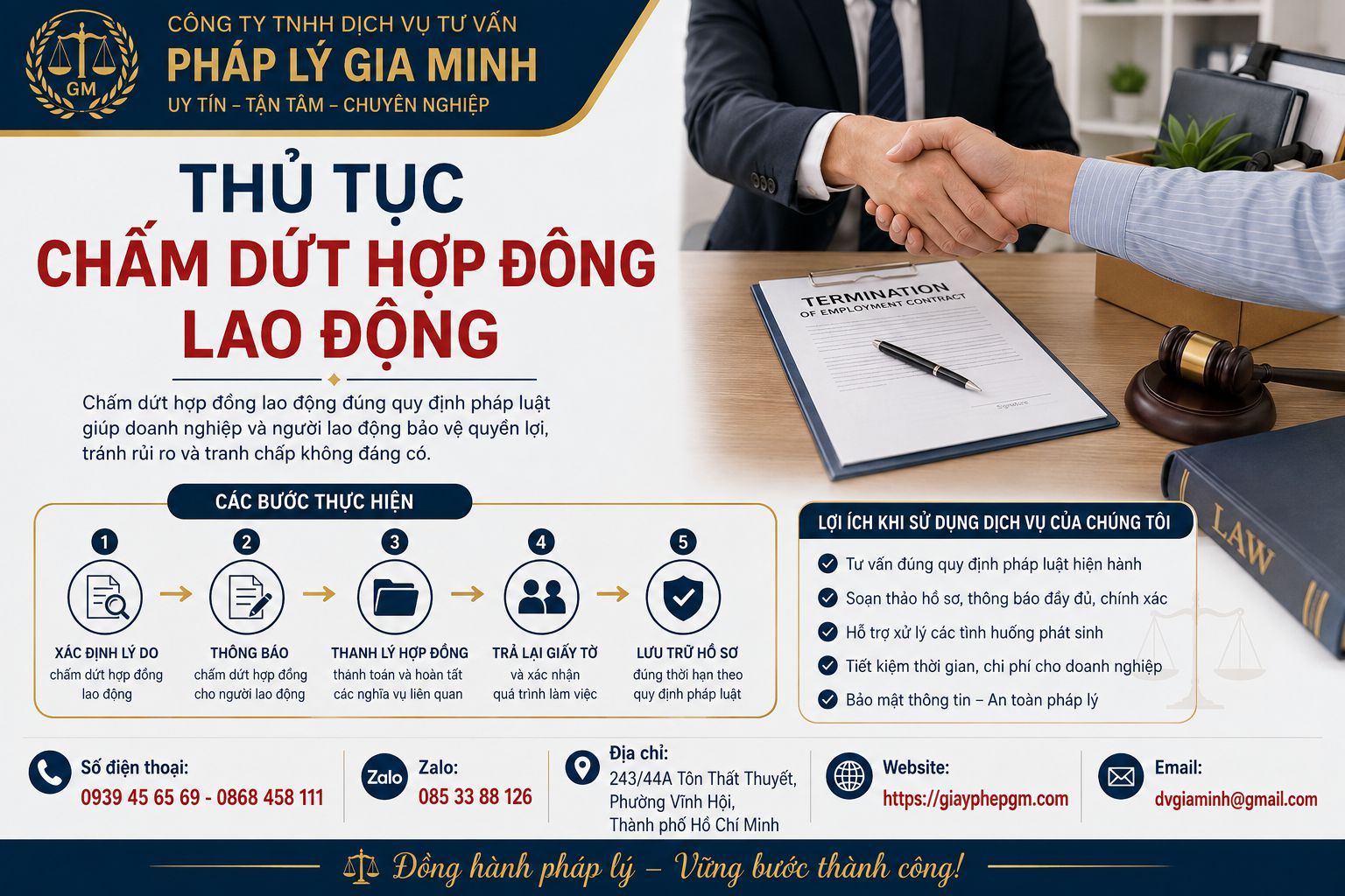 Thủ tục chấm dứt hợp đồng lao động
