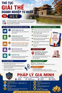 Thủ tục giải thể doanh nghiệp tư nhân tại Huế