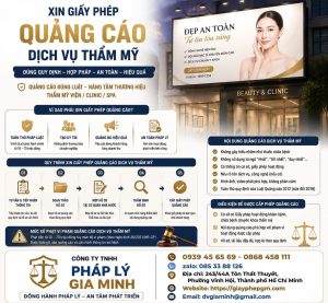 Xin giấy phép quảng cáo dịch vụ thẩm mỹ
