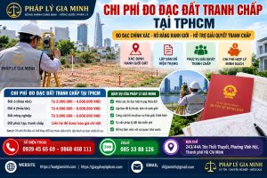 Chi phí đo đạc đất tranh chấp tại TPHCM