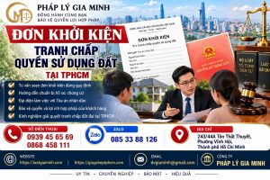 Đơn khởi kiện tranh chấp quyền sử dụng đất tại TPHCM