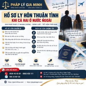 Hồ sơ ly hôn thuận tình khi cả hai ở nước ngoài