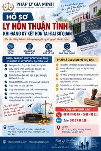 Hồ sơ ly hôn thuận tình khi đăng ký kết hôn tại đại sứ quán